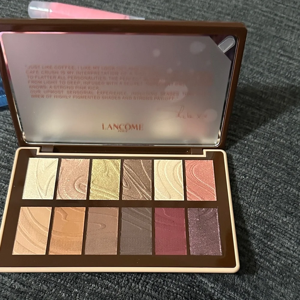 Lancome Idole Cafe Crush Set with Pink Gloss and Blue Cleanser - Picture 6 of 8